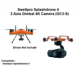 Swellpro Splashdrone 4 3 Axis Gimbal 4K Camera (GC3-S)